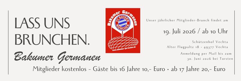 Brunch der Bakumer Germanen