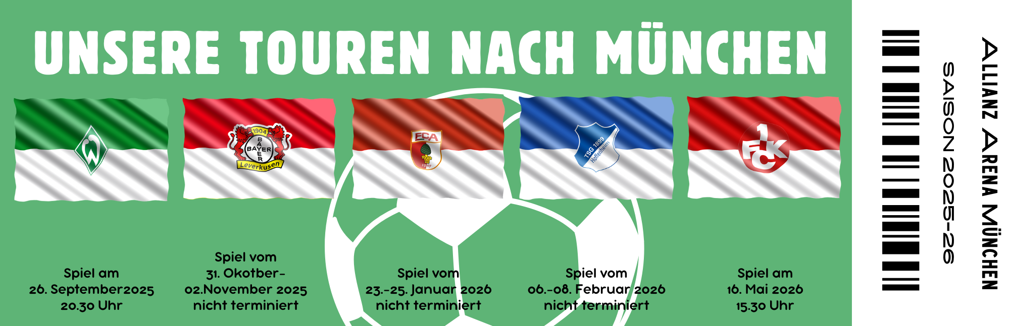 Spielzuteilung Saison 2025-26